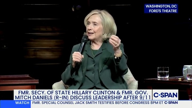 Hillary Clinton: ‘It‘s Time to Bring in the Grown-Ups’ and ‘Figure Out’ AI