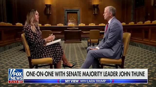 Sen. John Thune: ‘Republicans Have Gotten Done’ Major Legislation Including Tax Cuts and the Laken Riley Act