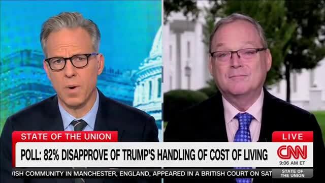 CNN’s Tapper to Kevin Hassett: Inflation ‘Was Very High Under Biden,’ But When He Handed the Presidency to Trump in 2025, It Was 3%, Now It’s 3.4%
