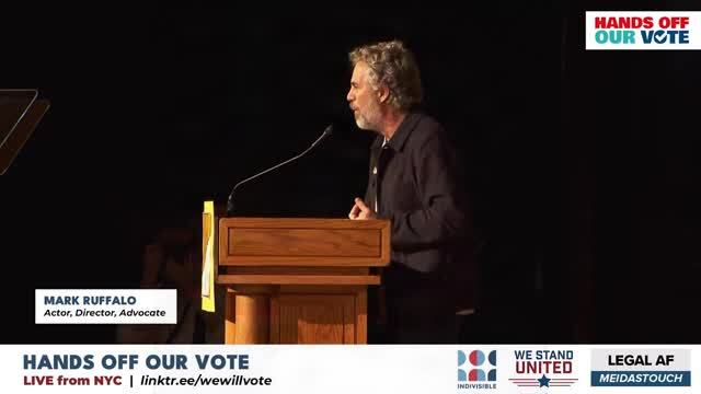 Mark Ruffalo: Let’s Keep the Bastards Away from the Most Vulnerable People, Our Beloved Immigrants