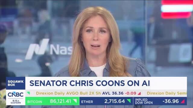 Sen. Coons on AI: We Need to Find a Balance Between Safety and Regulation