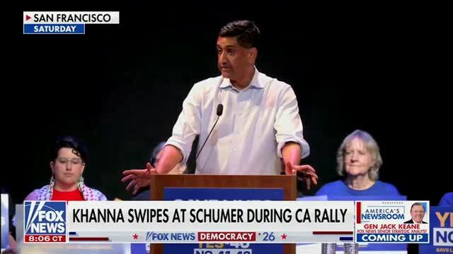 Dem Rep. Ro Khanna: ‘I’m a New Deal Democrat, Not a Chuck Schumer Democrat’