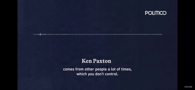 Ken Paxton Admits Team Trump Controls His Campaign in Leaked Audio
