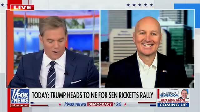 GOP Sen. Ricketts on Trump Going to Neb. Ahead of the Midterms: ‘You’ve Got to Make Sure Voters Know Where You Stand on Things’