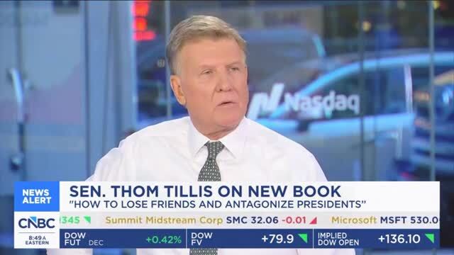 Sen. Tillis: I Regret Supporting Hegseth Because of His Job Performance