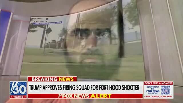 Fox News: Trump Approves Military Firing Squad Execution for Fort Hood Shooter Nidal Hasan