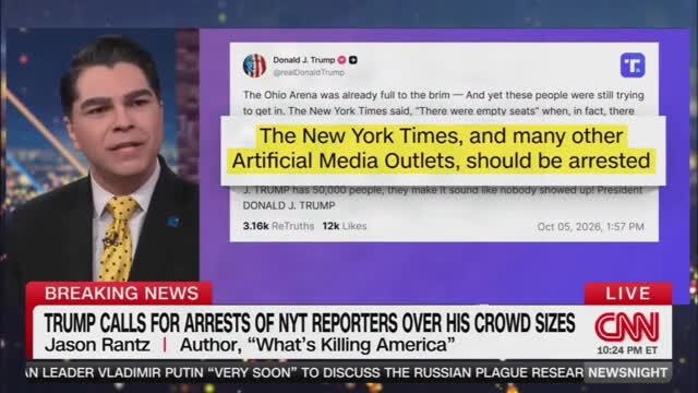Jason Rantz Asks Ana Navarro to Name One Reporter Trump Has Thrown in Jail