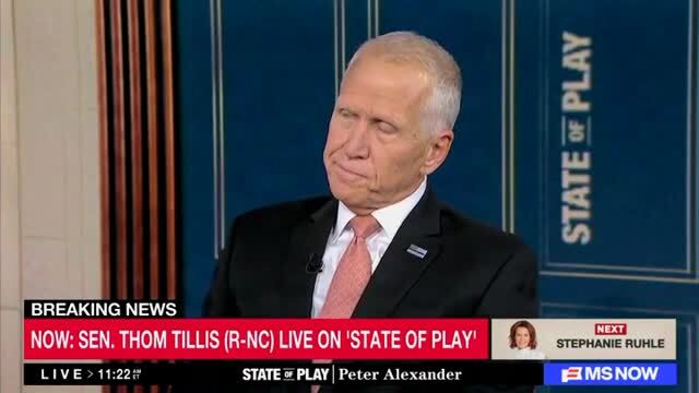 MS NOW’s Alexander Pushes Back on Sen. Tillis Calling Him a Democrat: ‘I’m an Advocate for the Facts’
