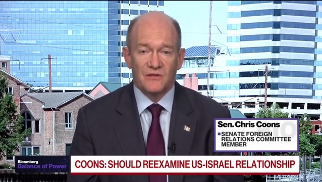 Sen. Coons: ‘We Should Have a Reexamination of Our Relationship’ with Israel