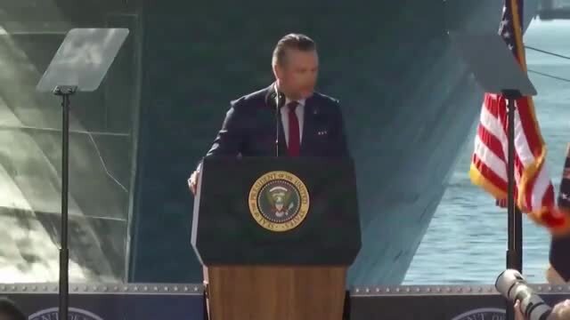 Sec. Hegseth: Our First Commander-in-Chief Once Wisely Said That Without a Decisive Naval Force, We Can Do Nothing Definitive