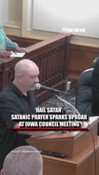 Fmr. Council and Satanic Temple Member Matt Dalbey Says Satanic Prayer During Ottumwa, Iowa, City Meeting: ‘It Is Done, Hail, Satan!’