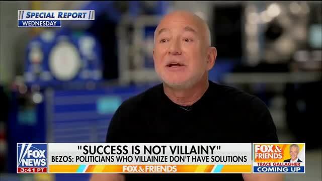 Jeff Bezos Rips Far-Left Socialists: ‘Success Is Not Villainy’
