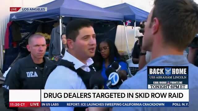 U.S. Atty. Bill Essayli Announces Federal Charges Against Drug Dealers on Skid Row
