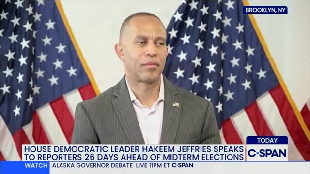 Hakeem Jeffries: Democrats Are Going To Do ‘Much Better than Expected’ in Texas and Florida; We Will Take Back Control of the House
