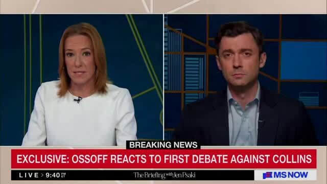 Jon Ossoff: If We Were in the Early 1960s, Mike Collins Would Be Among Those Blocking Schoolhouse Doors to Prevent Integration