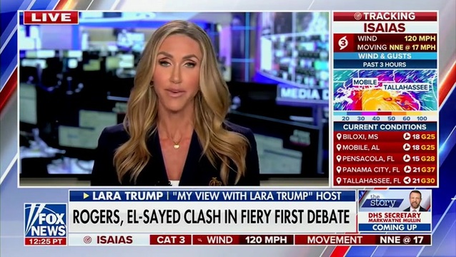 Lara Trump: El-Sayed Refusing to Say Whether Iran Is More of a Threat than Israel Should Terrify Everyone