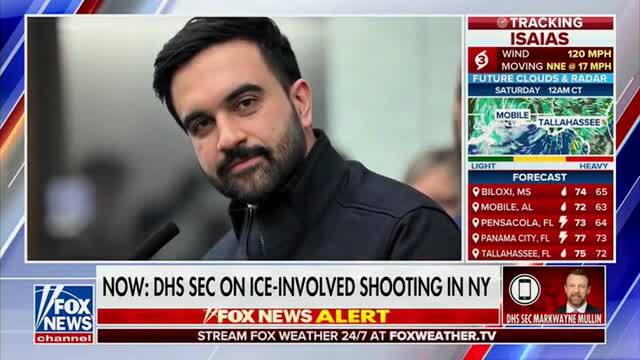 Sec. Mullin on Mamdani Call After ICE Shooting: ‘The Mayor Was Being Cordial but Unrealistic’