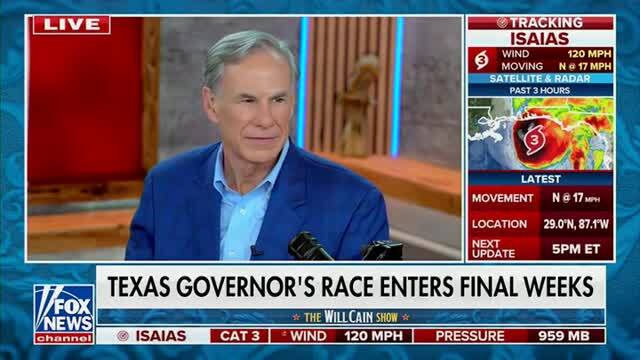 Abbott on Texas Governor’s Race: When People Learn About Who Gina Hinojosa Is, They’re Coming to My Side Very Rapidly