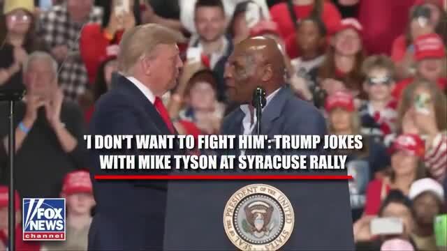 Trump Brings Mike Tyson Onstage During His N.Y. Rally: He Was the Scary Guy