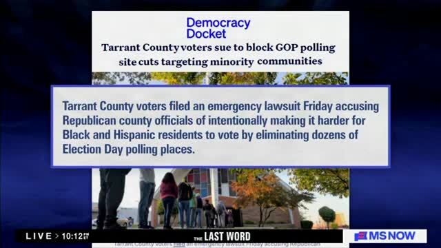 Gina Hinojosa: ‘You Can’t Stop the Change That’s Coming in Tarrant County and Beyond’ Amid Concerns About Polling Place Cuts