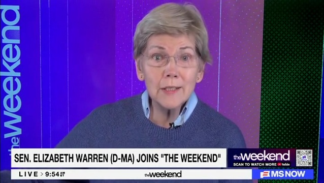 Sen. Elizabeth Warren: Republicans Are ‘the Most Spineless Human Beings I Have Seen on the Face of the Earth’