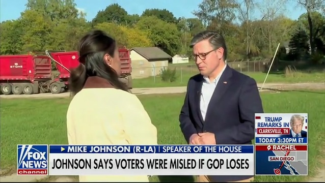 Speaker Johnson: ‘If We Lose the House, It Will Be Because the People Were Misled’
