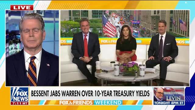 Sec. Bessent on Sen. Warren’s Letters Requesting Information on 10-Year Treasury Yields: She Loves to Leak Them to the Press