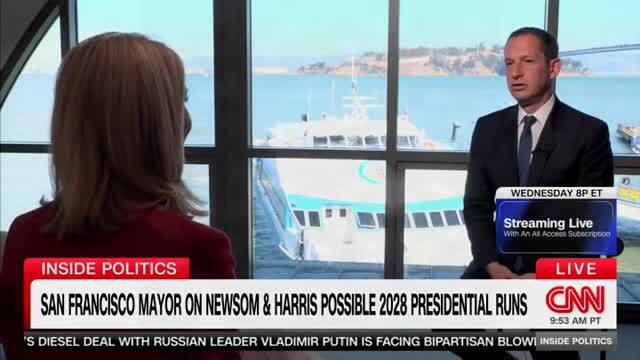San Francisco Mayor Says He Doesn’t ‘Want to Pontificate’ on Newsom, Harris Running for President Two Yrs. Out
