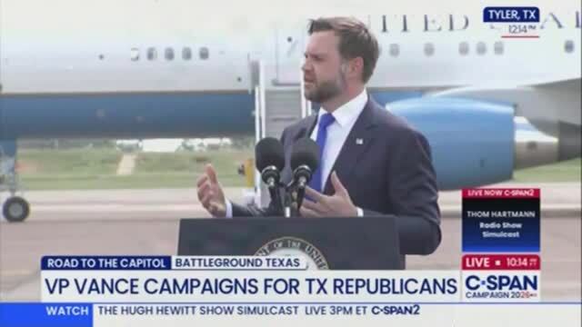 VP Vance Calls James Talarico ‘a Freak’: ‘Don’t Elect Him; Elect Ken Paxton!’