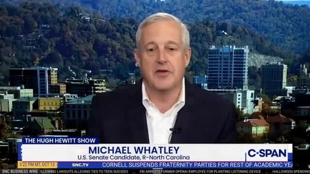 Sen. Candidate Whatley Slams Roy Cooper Over Taxes, Handling of Crime: This Is a Guy Who’s Never Seen a Tax That He Didn’t Wanna Raise