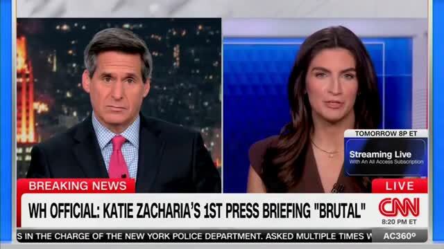Kaitlan Collins: W.H. Officials Are Predicting that Katie Zacharia Wouldn’t Last Very Long