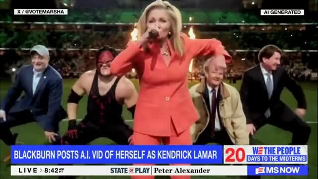 Justin Pearson: Marsha Blackburn’s AI Video of Herself as Kendrick Lamar Is ‘Slop,’ and So Is She