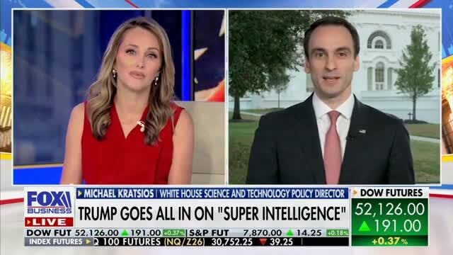 Kratsios on AI: We Were Able to Bring in the Entire Ecosystem Together to Ensure That We Continue to Lead in Superintelligence