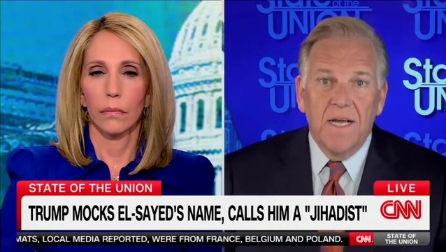 Mike Rogers Spars with CNN’s Bash Over El-Sayed: I‘ve Never Called Him a Terrorist, The Issue Is His Relationship with the Muslim Brotherhood