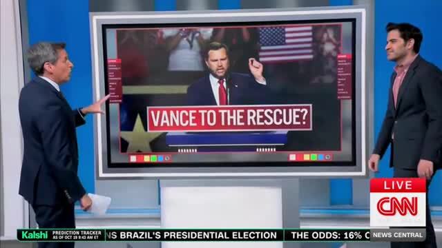 CNN’s Enten: J.D. Vance Is at the Lowest Favorability Rating of All GOP VPs at This Point in the Presidency