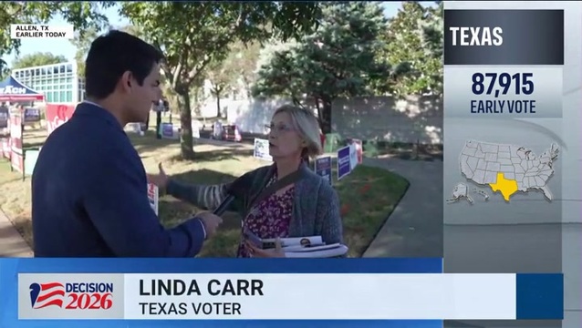 Texas Voter: We Are Ready for ‘Democrats To Be in Charge’; Republicans Are Leading Us ‘Down the Drain’