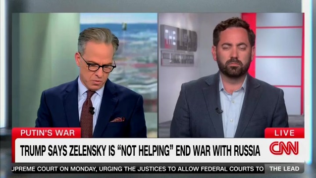 Jake Tapper Confronts GOP Congressman over His Call for More Pressure on Putin: ‘Trump’s Not Doing That!’