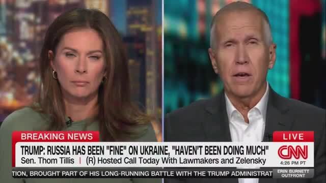 Thom Tillis: ‘Putin Is Playing Pres. Trump Like a Fiddle’