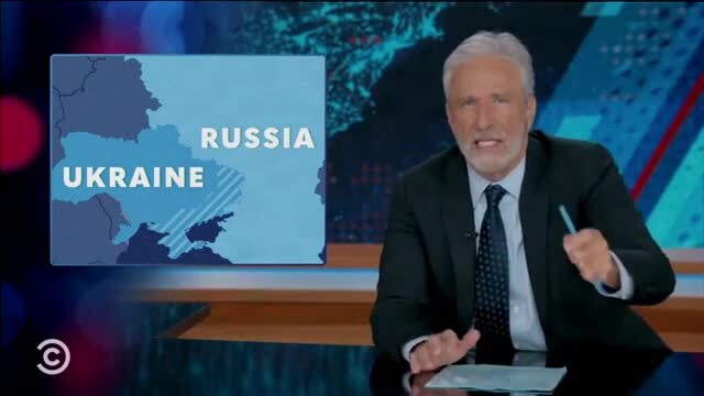 Jon Stewart Uses a Russian Doll to Point out the ‘Layers of Stupidity’ Behind Waiving Russian Sanctions