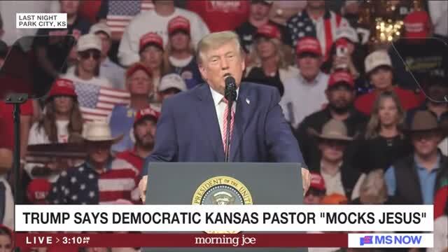 Scarborough Blasts Trump for Attacking Kansas Pastor: ‘Everything You Said There Was a Lie’