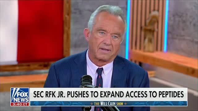 HHS Sec. Robert F. Kennedy Jr.: Right Now All Peptides Are Illegal
