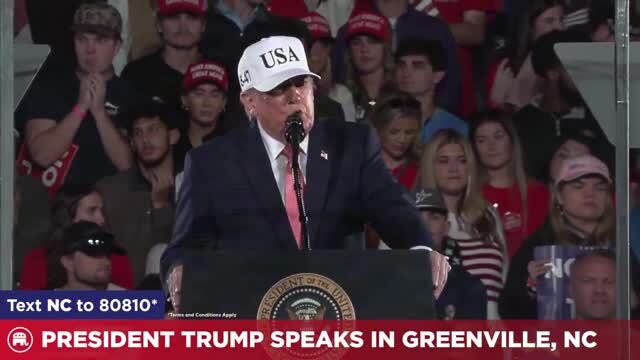 Trump: Democrats Will ‘Mutilate Your Children,’ ‘Give 25 Million Illegal Aliens Amnesty,’ Fight for Men Playing in Women’s Sports
