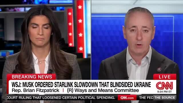 Fitzpatrick: If Elon Musk Gave the Order to Slow Down Starlink in Ukraine, ‘That’s a Violation of the Law’