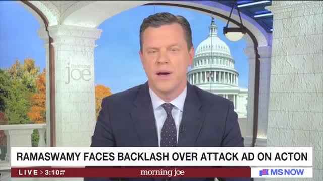 Heilemann Slams Ramaswamy Campaign Ad: ‘I Don’t Think I’ve Seen an Ad That Crosses More Ethical, Moral, and Lines of Decency Than This One Does’