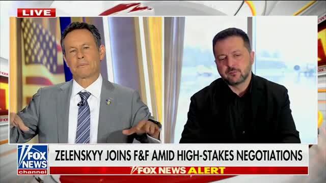 Zelenskyy Tells Fox News He’s Willing to Freeze the Fighting Along the Current Front Lines to End the War with Russia