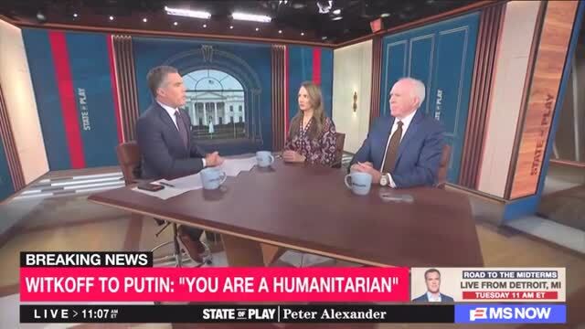 John Brennan on Amb. Witkoff Calling Putin a Humanitarian: ‘It’s an Abomination’