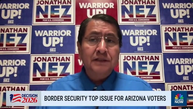 Arizona Democratic House Candidate Jonathan Nez: Trump ‘Did a Good Job’ with Protecting Our Borders, but ‘We Got To Do More’