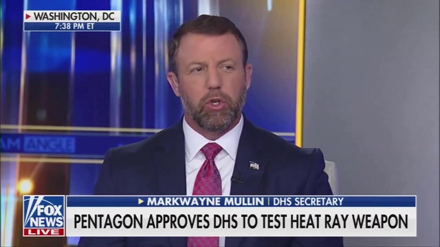 Markwayne Mullin Confirms Presence of Heat Ray Weapon at the Southern Border