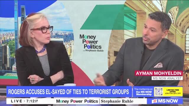 Ayman Mohyeldin: Mike Rogers’ Attacks on El-Sayed Are ‘Islamophobic’ Because Muslim Brotherhood Wasn’t a Terrorist-Designated Organization Until 2026