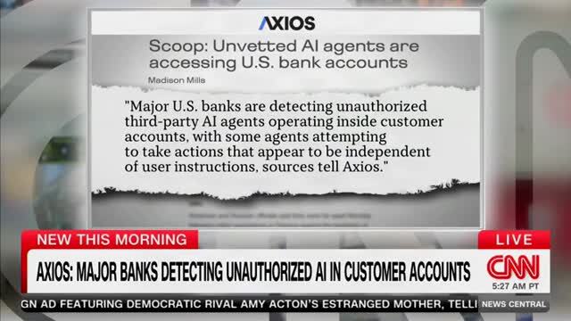 Axios’ Madison Mills Reports on Unvetted AI Agents Accessing U.S. Bank Accounts